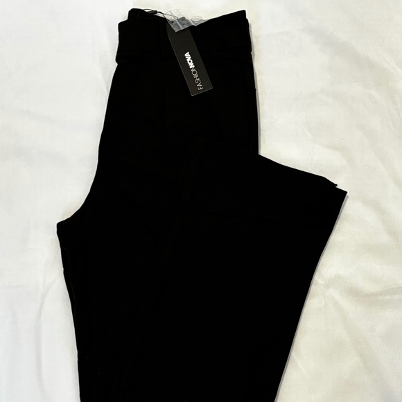 Dressy High Rise Pants - Black - Picture 1 of 3